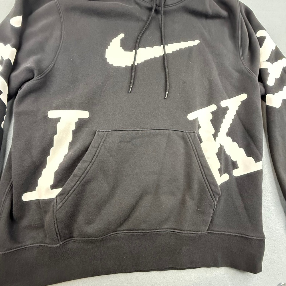 Nike Hoodie Mens Large Black Tennessee Volunteers Glitch Logo Player Issued - Picture 3 of 8